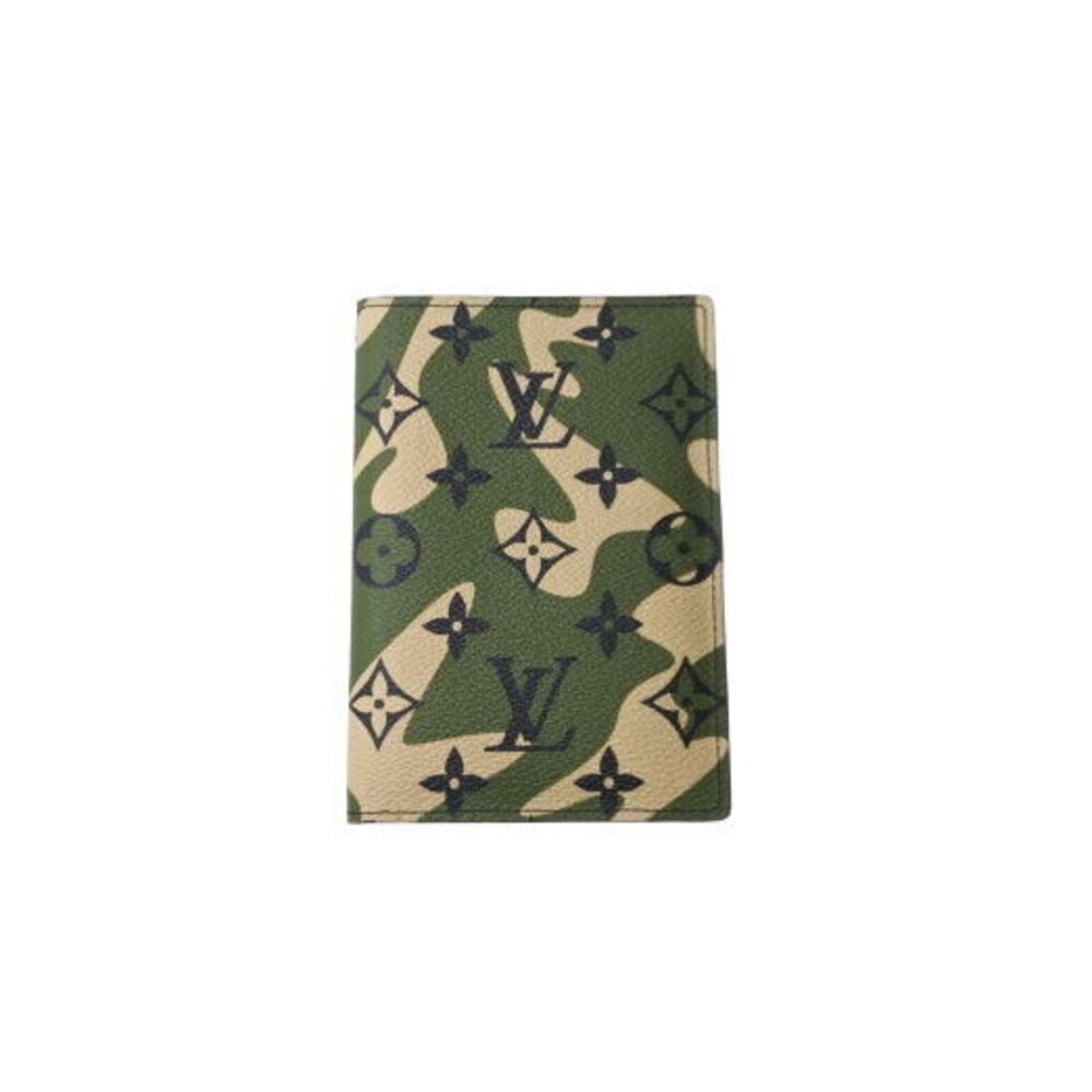 Louis Vuitton Couverture passport Wallet by Takashi Murakami camo